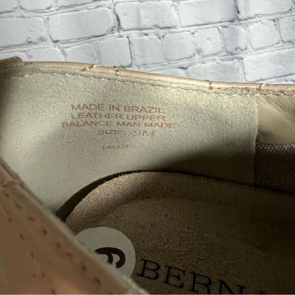 NEW Bernardo taupe quilted leather chunky sole sneakers size 9M - Picture 7 of 10